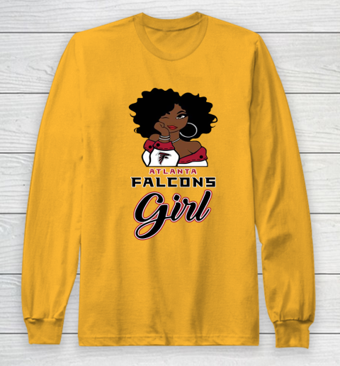 Atlanta Falcons Girl NFL Long Sleeve T-Shirt 3