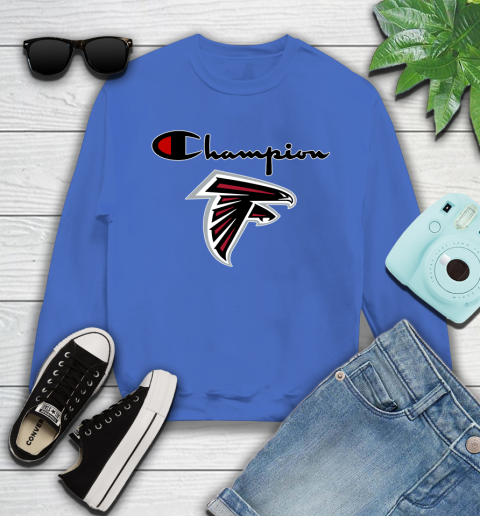 NFL Football Atlanta Falcons Champion Shirt Youth Sweatshirt 4