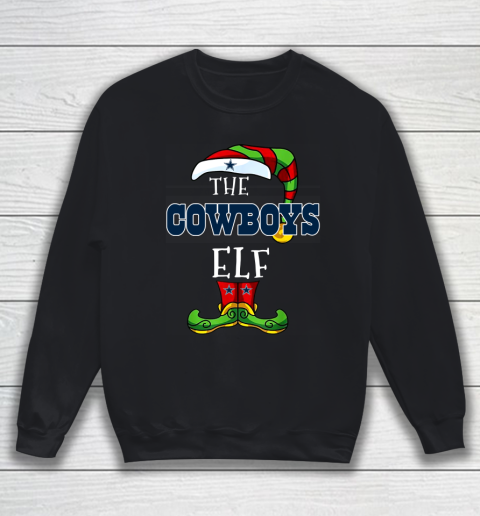 Dallas Cowboys Christmas ELF Funny NFL Sweatshirt