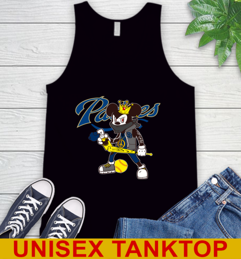 San Diego Padres MLB Baseball Mickey Peace Sign Sports Tank Top 2