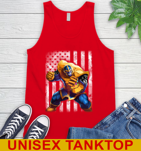 NBA Basketball Brooklyn Nets Thanos Marvel American Flag Shirt Tank Top 5