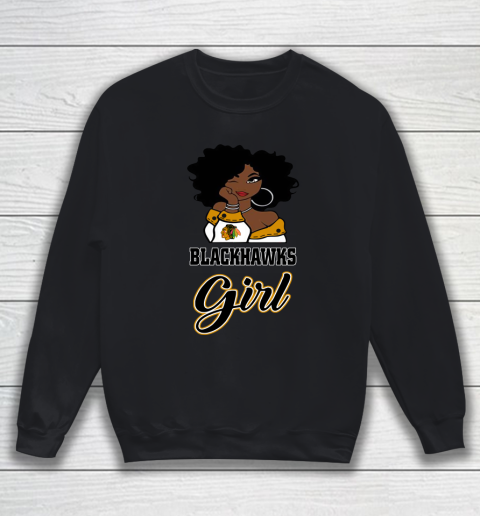 Chicago Blackhawks Girl NHL Sweatshirt