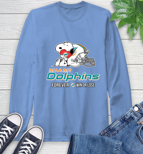 NFL The Peanuts Movie Snoopy Forever Win Or Lose Football Miami Dolphins 68