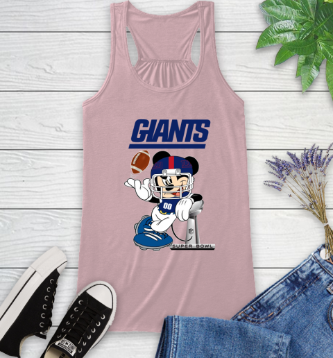 NFL newyork giants Mickey Mouse Disney Super Bowl Football T Shirt Racerback Tank 11