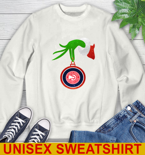 Atlanta Hawks Grinch Merry Christmas NBA Basketball Sweatshirt