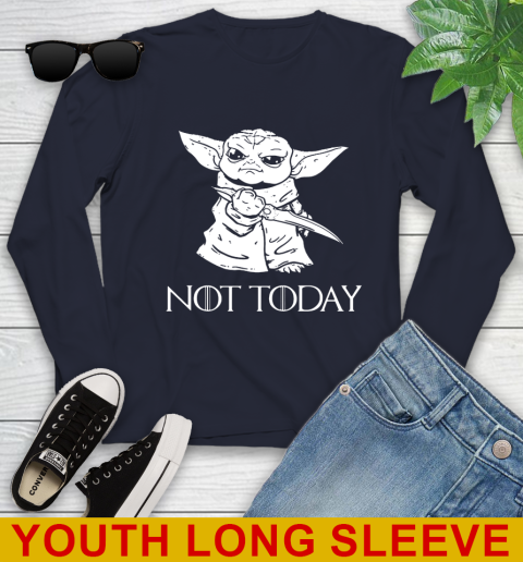 Not Today Game Of Thrones Star Wars Baby Yoda Shirt 118
