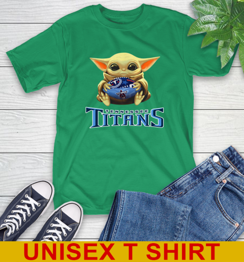 NFL Football Tennessee Titans Baby Yoda Star Wars Shirt T-Shirt 7