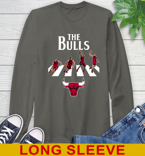NBA Basketball Chicago Bulls The Beatles Rock Band Shirt Long Sleeve T-Shirt 10