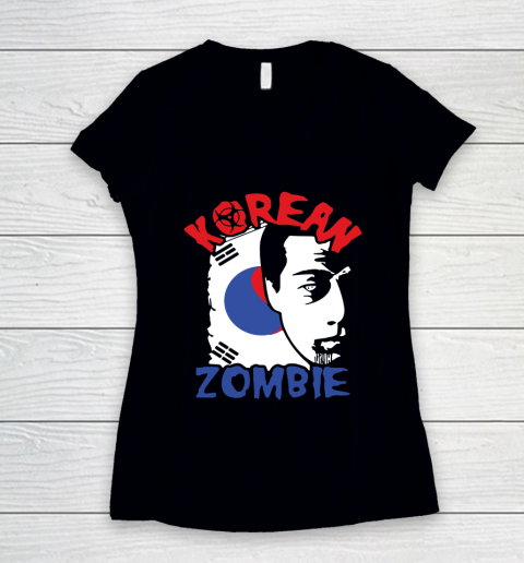 Korean Zombie Chan Sung Jung Women's V-Neck T-Shirt