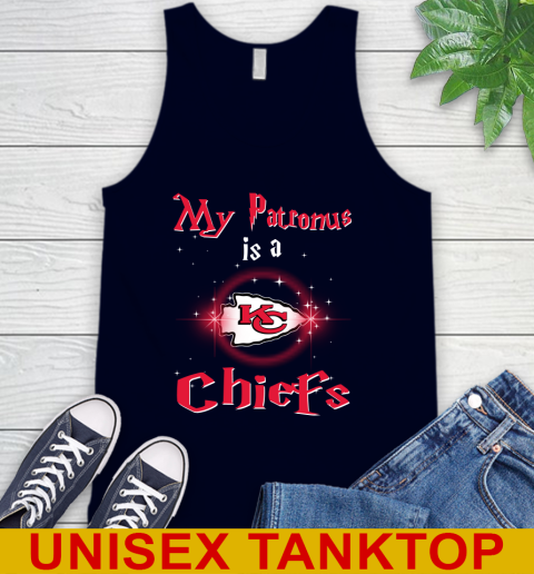 NFL Football Harry Potter My Patronus Is A Kansas City Chiefs Tank Top 2