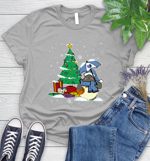 Memphis Grizzlies NBA Basketball Cute Tonari No Totoro Christmas Sports Women's T-Shirt 5