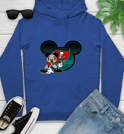 NFL Tampa Bay Buccaneers Mickey Mouse Disney Football T Shirt Youth Hoodie 9
