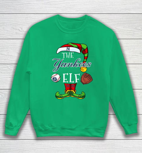 New York Yankees Christmas ELF Funny MLB Sweatshirt 5