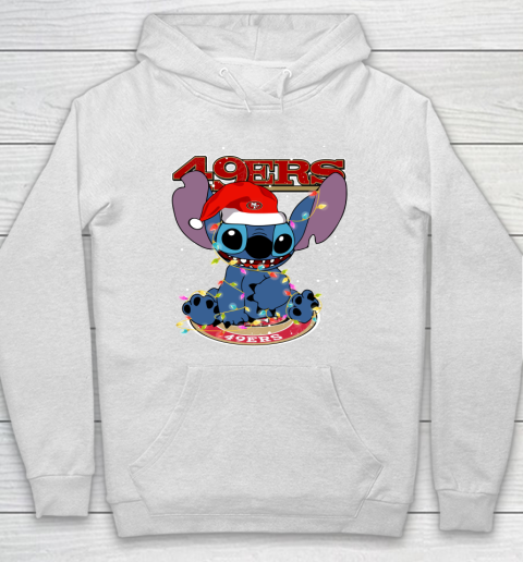 San Francisco 49ers NFL Football noel stitch Christmas Hoodie