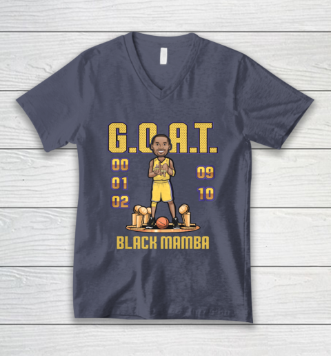 Kobe Bryant Goat V-Neck T-Shirt 8