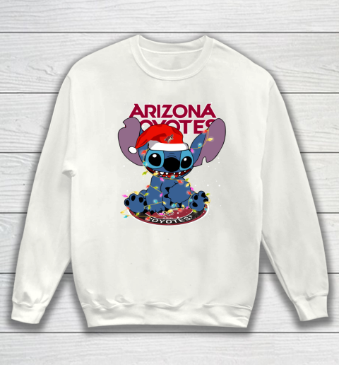 Arizona Coyotes NHL Hockey noel stitch Christmas Sweatshirt