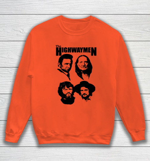 Willie Nelson Johnny Cash Outlaw Country Super Group The Highwaymen Sweatshirt 2