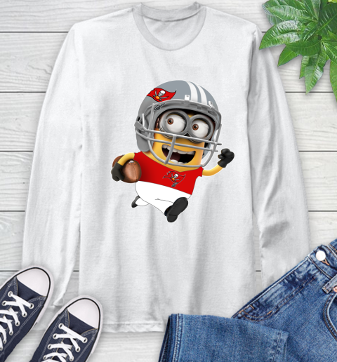 NFL Tampa Bay Buccaneers Minions Disney Football Sports Long Sleeve T-Shirt