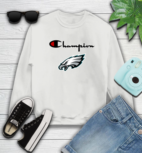 NFL Football Philadelphia Eagles Champion Shirt Sweatshirt 3