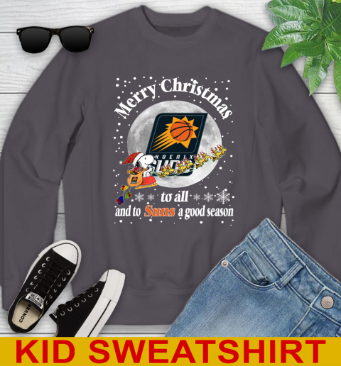 Phoenix Suns Merry Christmas To All And To Suns A Good Season NBA Basketball Sports Youth Sweatshirt 5