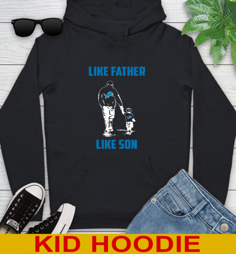 Detroit Lions NFL Football Like Father Like Son Sports Youth Hoodie