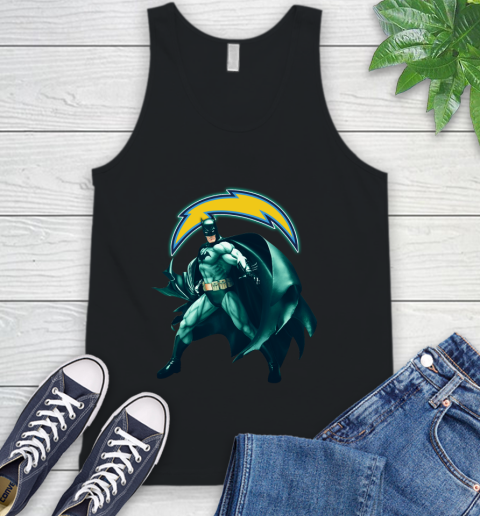 NFL Batman Football Sports Los Angeles Chargers Tank Top 2