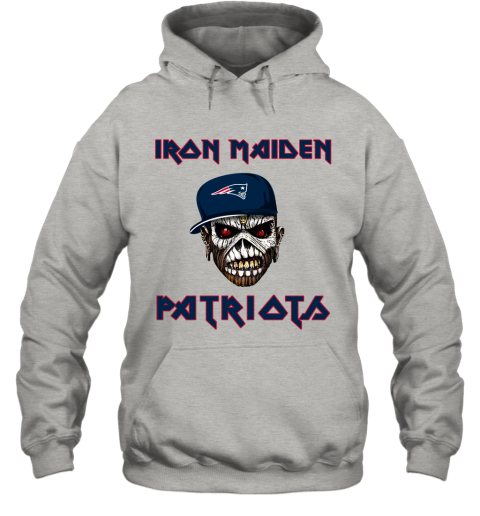 NFL New England Patriots Iron Maiden Rock Band Music Football Sports 9nJvzv4VCXZ hoodie 23 95 151514 front ash