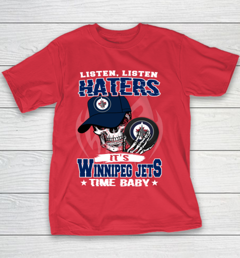 Listen Haters It is JETS Time Baby NHL Youth T-Shirt 7