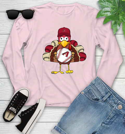Arizona Diamondbacks Turkey thanksgiving Youth Long Sleeve 10