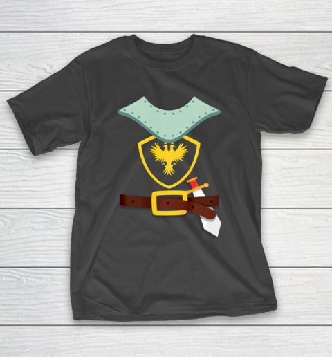 Knight In Shining Armor Sword Suit Halloween Costume T-Shirt