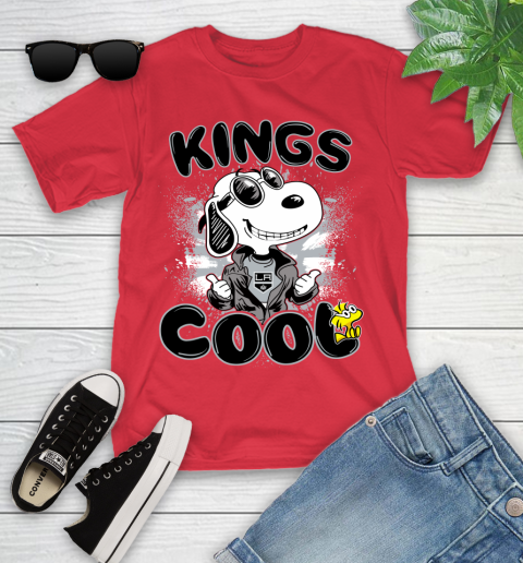 NHL Hockey Los Angeles Kings Cool Snoopy Shirt Youth T-Shirt 11