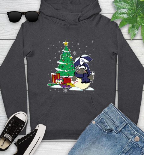 Colorado Rockies MLB Baseball Cute Tonari No Totoro Christmas Sports Youth Hoodie 8
