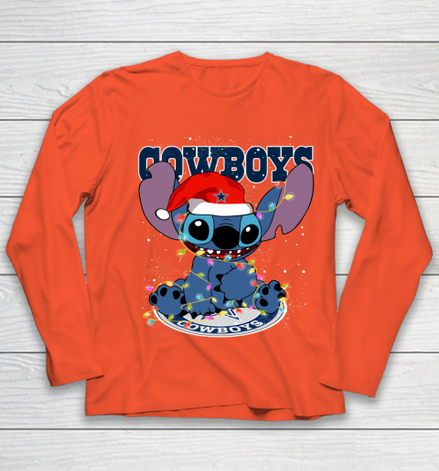 Dallas Cowboys NFL Football noel stitch Christmas Youth Long Sleeve 2