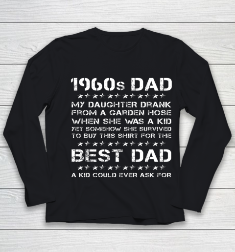 Funny 1960s Dad Girl Dad Father's Day Youth Long Sleeve
