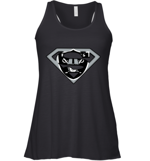 We Are Undefeatable The Oakland Raiders x Superman NFL Racerback Tank