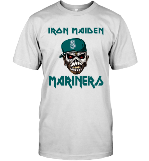 Skull Baseball Seattle Mariners T-Shirt