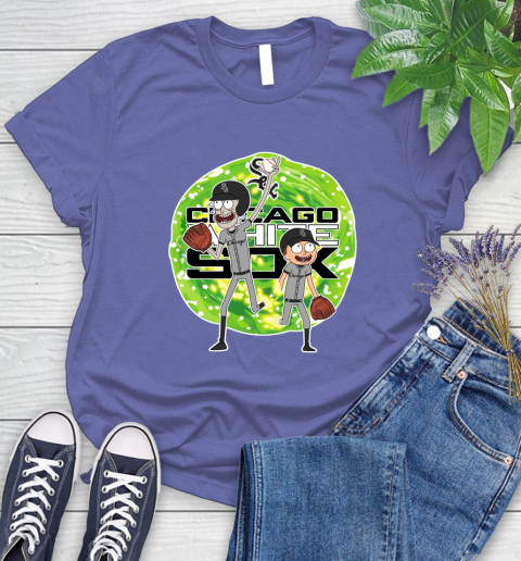 MLB Chicago White Sox Rick And Morty Baseball Sports Women's T-Shirt 11
