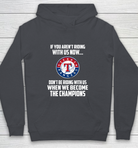 MLB Texas Rangers Baseball We Become The Champions Youth Hoodie 5