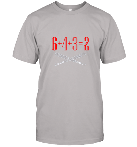 1jlk funny baseball math 6 plus 4 plus 3 equals 2 double play jersey t shirt 60 front ash