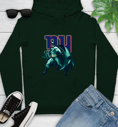 NFL Batman Football Sports New York Giants Youth Hoodie 13