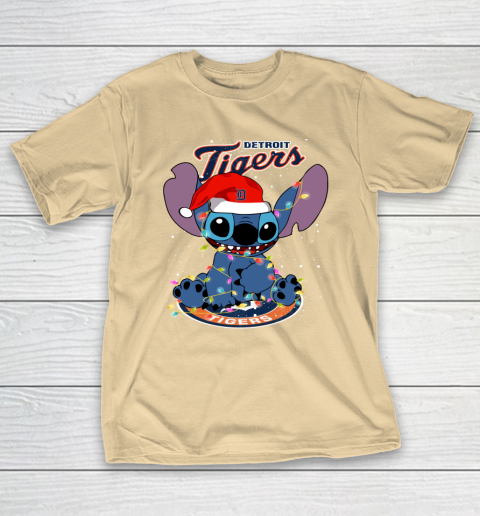 Detroit Tigers MLB noel stitch Baseball Christmas T-Shirt 5