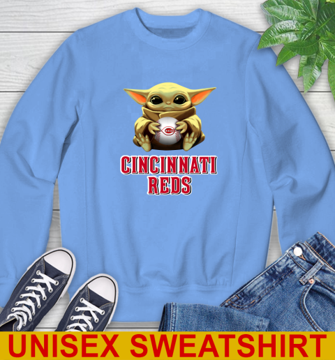 MLB Baseball Cincinnati Reds Star Wars Baby Yoda Shirt 35