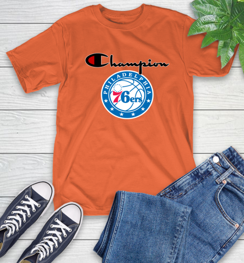 NBA Basketball Philadelphia 76ers Champion Shirt T-Shirt 3
