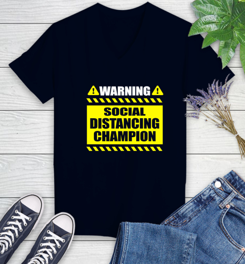 Coronavirus Shirt  Warning Social Distancing Champion 73