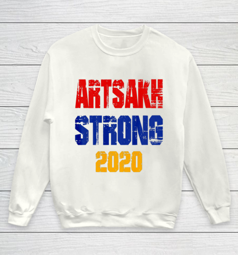 Vintage Artsakh Strong Defend Protect Republic Armenian Youth Sweatshirt