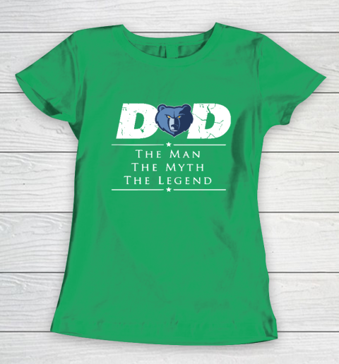 Memphis Grizzlies NBA Basketball Dad The Man The Myth The Legend Women's T-Shirt 5