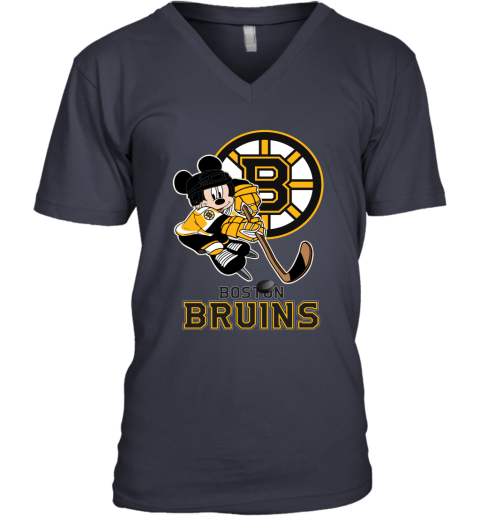 NHL Boston Bruins Mickey Mouse Disney Hockey T Shirt T Shirt