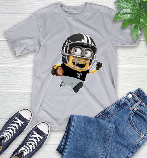 NFL Oakland Raiders Minions Disney Football Sports T-Shirt 6