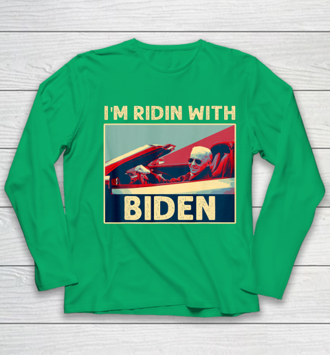 I'm Riding With Joe Biden Youth Long Sleeve 4