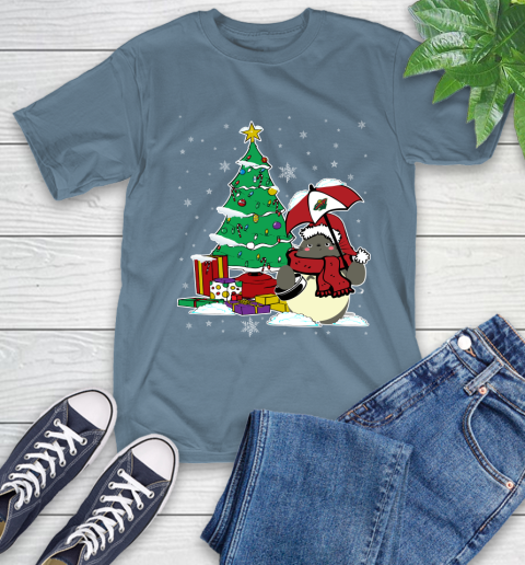 Minnesota Wild NHL Hockey Cute Tonari No Totoro Christmas Sports T-Shirt 8